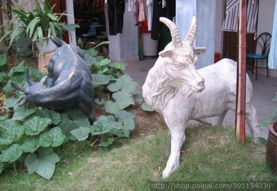 【仿真写实长胫鹿雕塑 斑马、大象、公园、野生动物园雕塑】价格,厂家,图片,塑料、树脂工艺品,广州市穗芳工艺厂 -