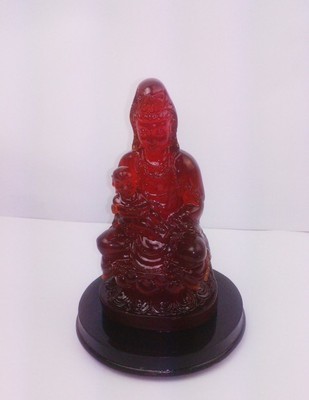 【树脂带灯观音佛像摆件工艺礼品 家居摆件 生产厂家】价格,厂家,图片,塑料、树脂工艺品,泉州宝尊电子商务-